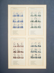 1986 Ameripex '86 United States postage stamps, Scott #2216-19 Framed