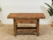French utilitarian Rustic Antique Desk