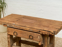 French utilitarian Rustic Antique Desk