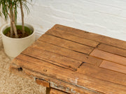 French utilitarian Rustic Antique Desk