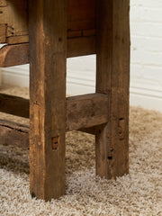 French utilitarian Rustic Antique Desk