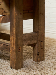 French utilitarian Rustic Antique Desk