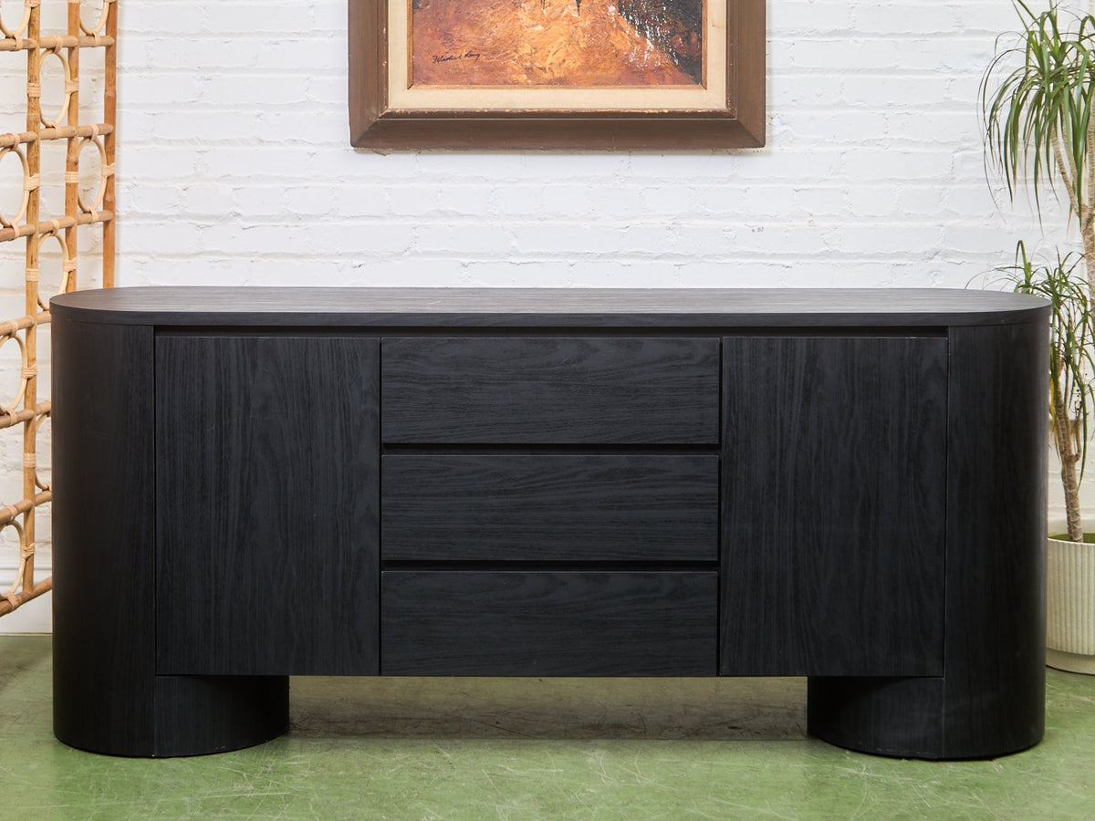 Milan Credenza in Black