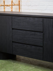 Milan Credenza in Black