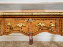 19th Century Antique Louis XV Style Bureau Plat Writing Table Bronze
