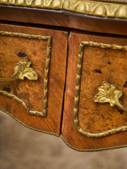 19th Century Antique Louis XV Style Bureau Plat Writing Table Bronze