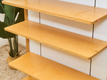 Vintage Double-Sided Adjustable Library Bookcase