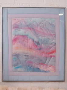 80s Framed Textured Art