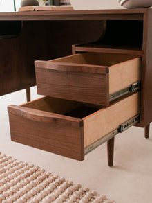 Kurt Three-Drawer Desk