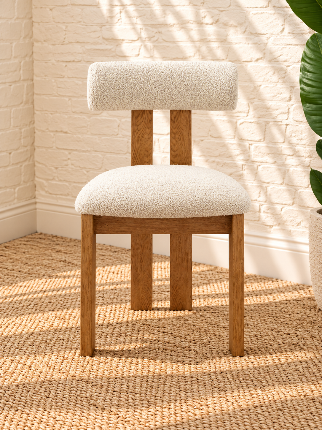 Kiki Dining Chair in Off White