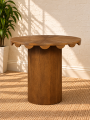 Solenn Counter Table in Warm Walnut