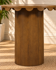 Solenn Counter Table in Warm Walnut