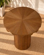 Solenn Counter Table in Warm Walnut