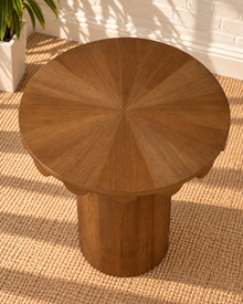Solenn Counter Table in Warm Walnut
