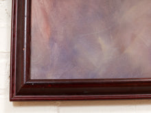 Inner Weather Atmospheric Abstract Painting in Blush Lavender and Cream