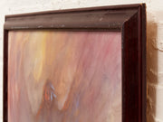 Inner Weather Atmospheric Abstract Painting in Blush Lavender and Cream