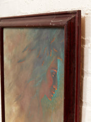 Whisper Profile Ethereal Figurative Portrait Painting