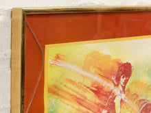 J Carter Tennis Screen Print 1977