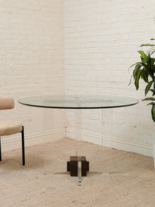 Philippe Jean French Style Mid-Century Modern Plexiglass Style Table