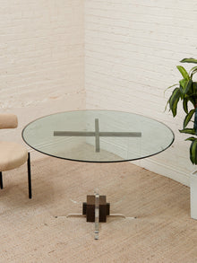 Philippe Jean French Style Mid-Century Modern Plexiglass Style Table