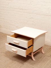 Pair of Vintage 1950s Asian-Style Nightstands