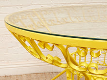 Arthur Umanoff Yellow Vintage Outdoor Table