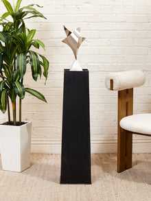 Black Pedestal for Sculpture