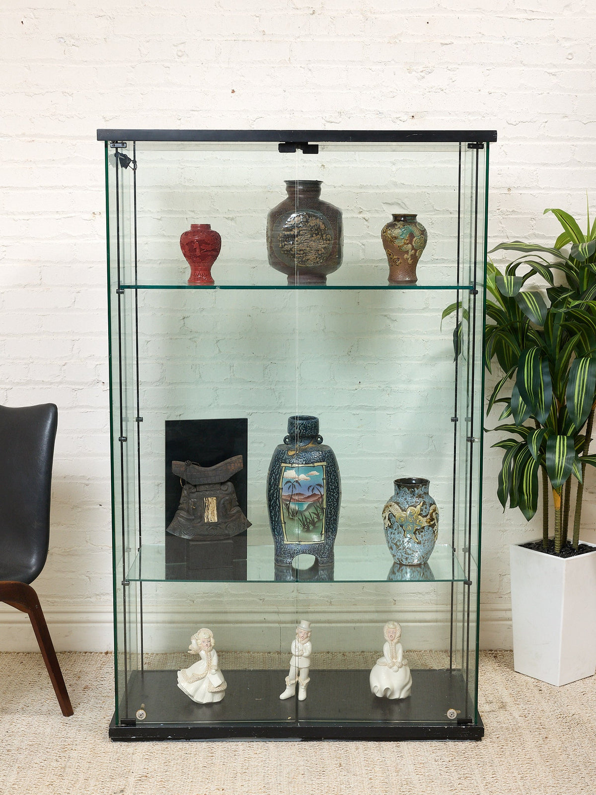 Glass Collectibles Display Cabinet