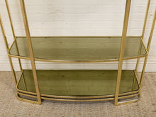 1970s Vintage Brass Etagere Display Shelf