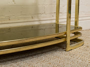 1970s Vintage Brass Etagere Display Shelf