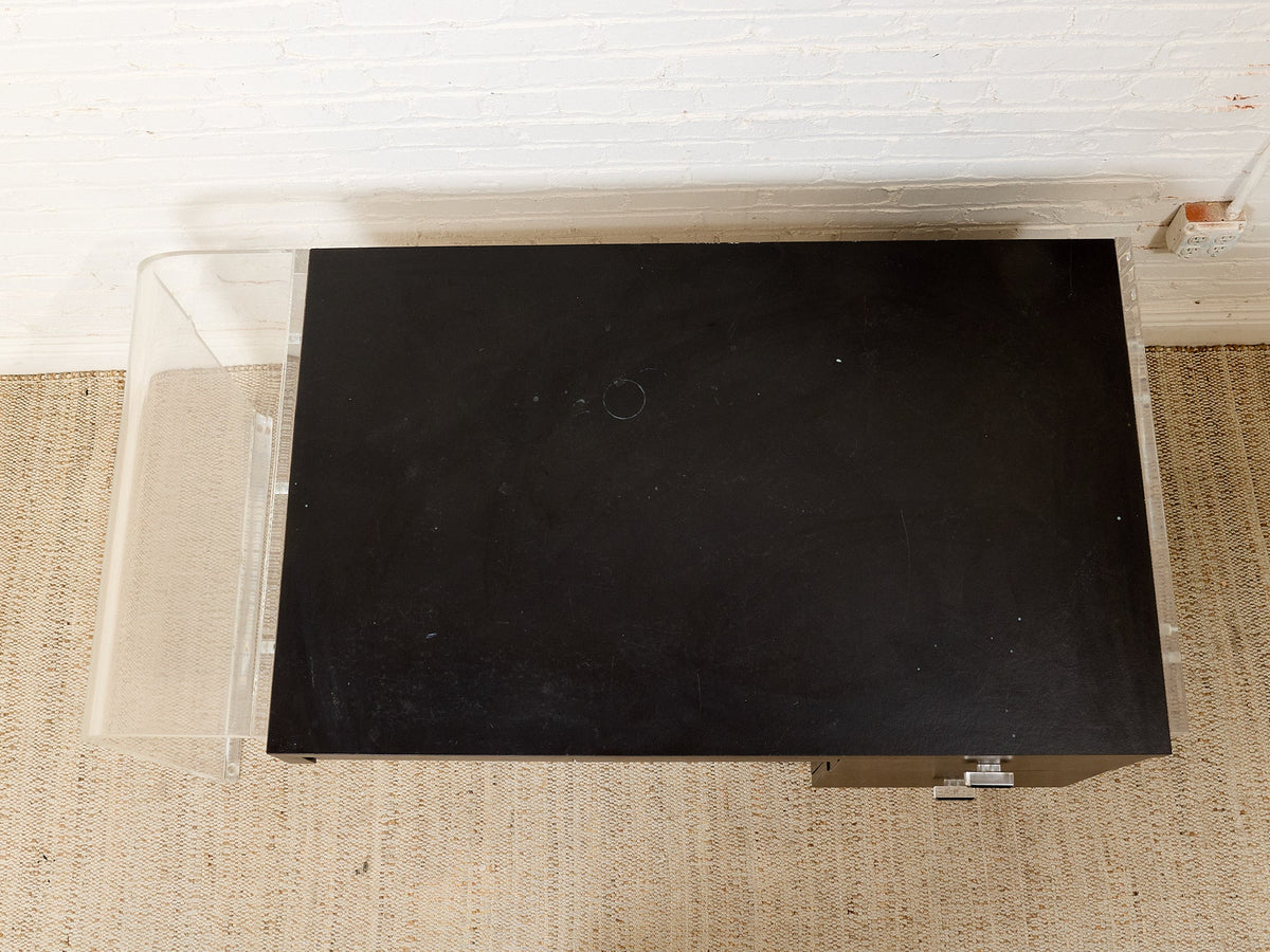 Acrylic Pedestal Desk
