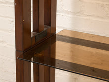 Tall Vintage Wood Bookcase & Display Shelf