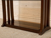 Tall Vintage Wood Bookcase & Display Shelf
