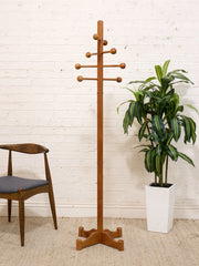 Vintage Danish Teak Coat Rack