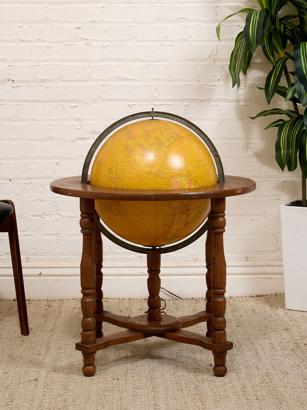 Vintage Light Up Globe