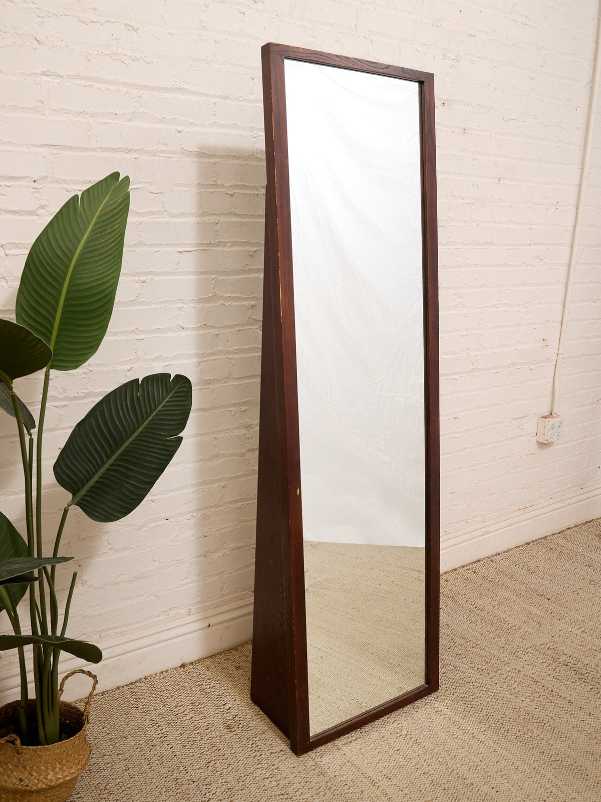 Wood Rustic Dressing Mirror