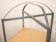 Vintage Arched Metal & Wood Etagere