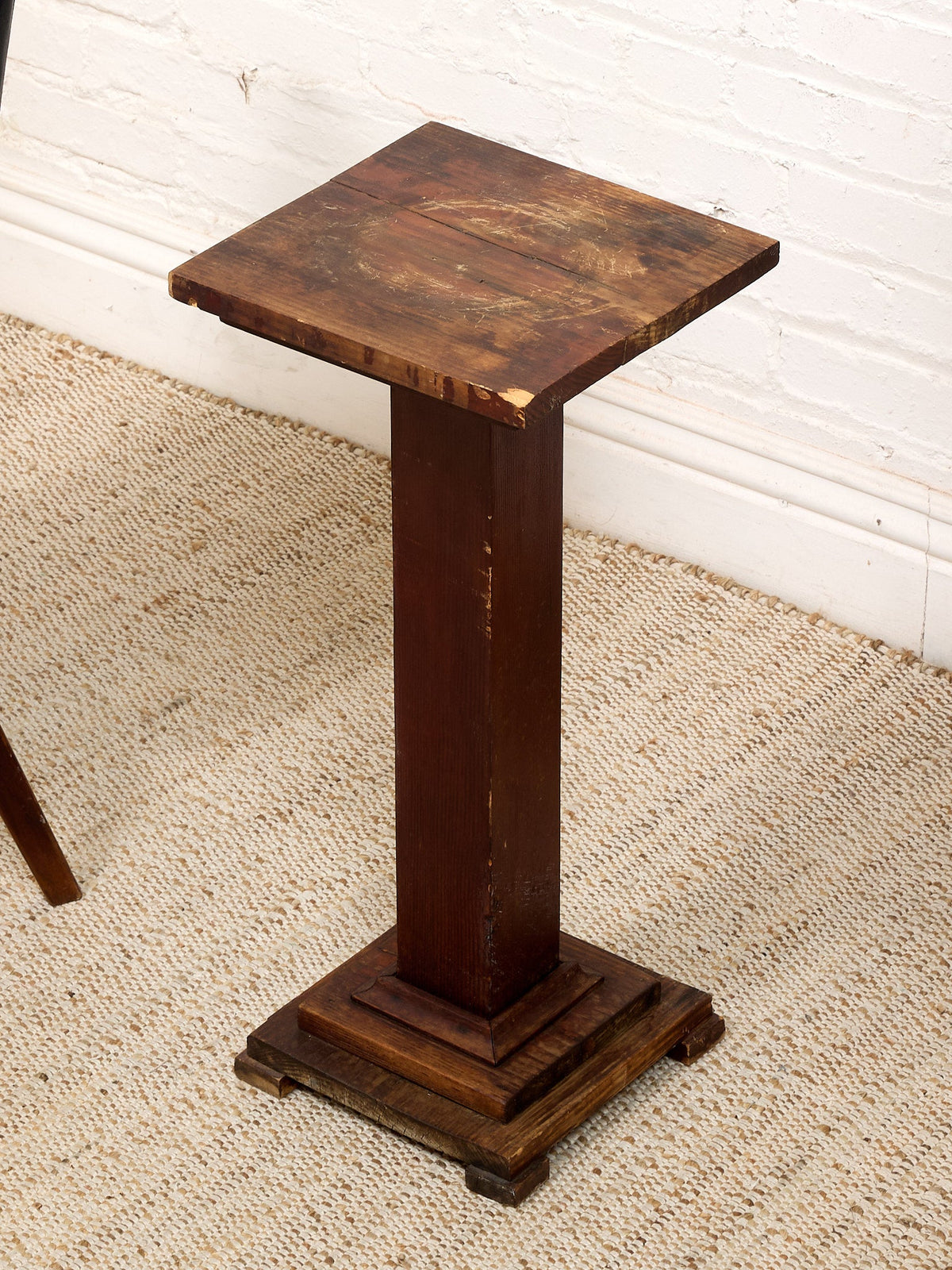 Primitive Vintage Pedestal