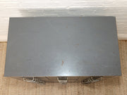 Vintage Industrial Steel Flat File Cabinet with 27 Label-Pull Drawers
