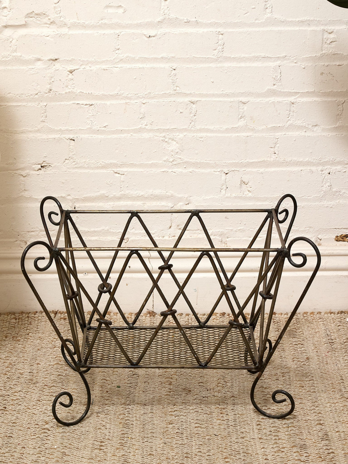 Hollywood Regency Magazine Rack