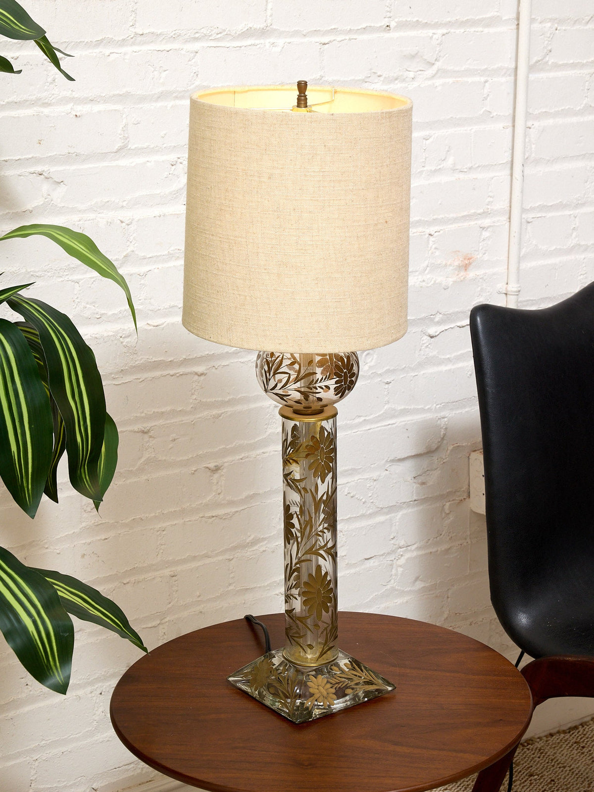 Flower Handblown Lamp