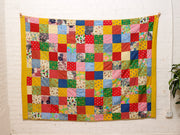 Yellow Funky 1970’s Quilt