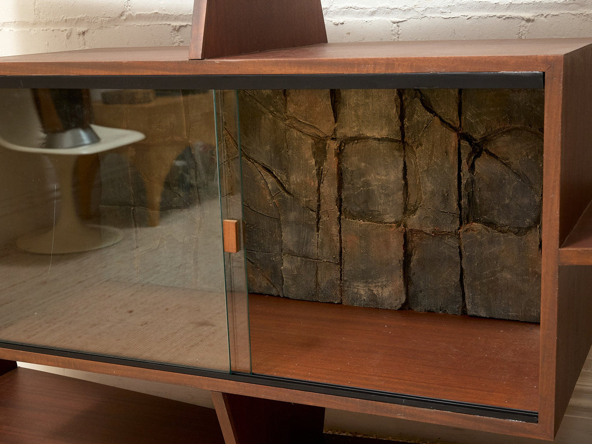 The Orbit Handcrafted Mid-Century Modern Wall Shelf