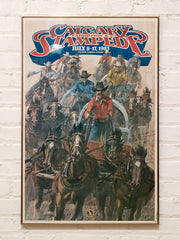 Vintage 1983 Calgary Stampede Exhibition & Stampede Poster