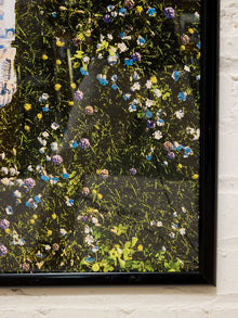 Surreal Astronauts in Forest Framed Art Print