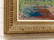 Lavender Passage by Spencer Collins Framed Abstract Landscape Painting
