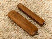 Antique Wood Shaving Mirror with Grooming Brushes