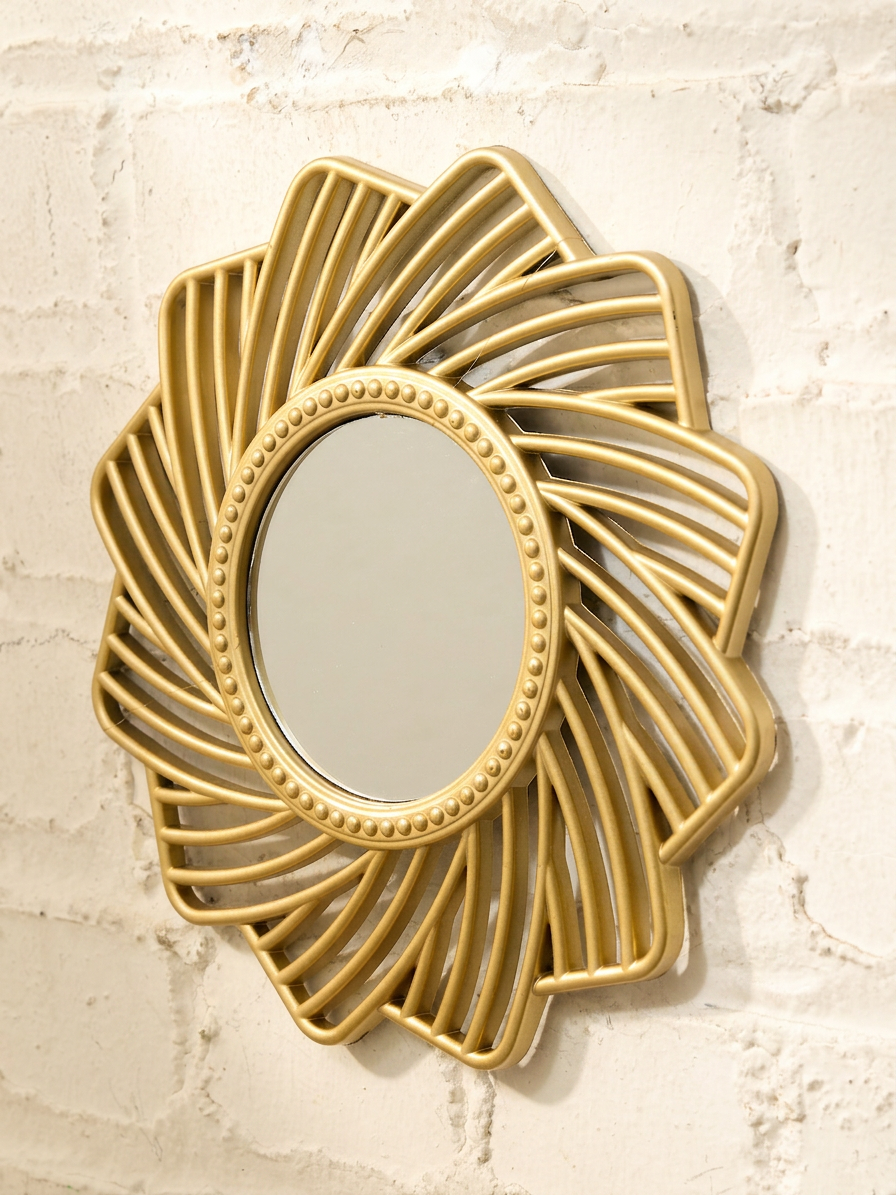 Wave Sunburst Mirror