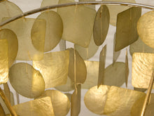 Verner Panton Style Capiz Shell Table Lamp