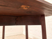 Vintage Mid-Century Modern Walnut Drop-Leaf Dining Table